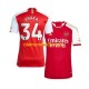Camisola Arsenal Xhaka 34 Homem Equipamento Primeiro 2023-2024 Manga Curta